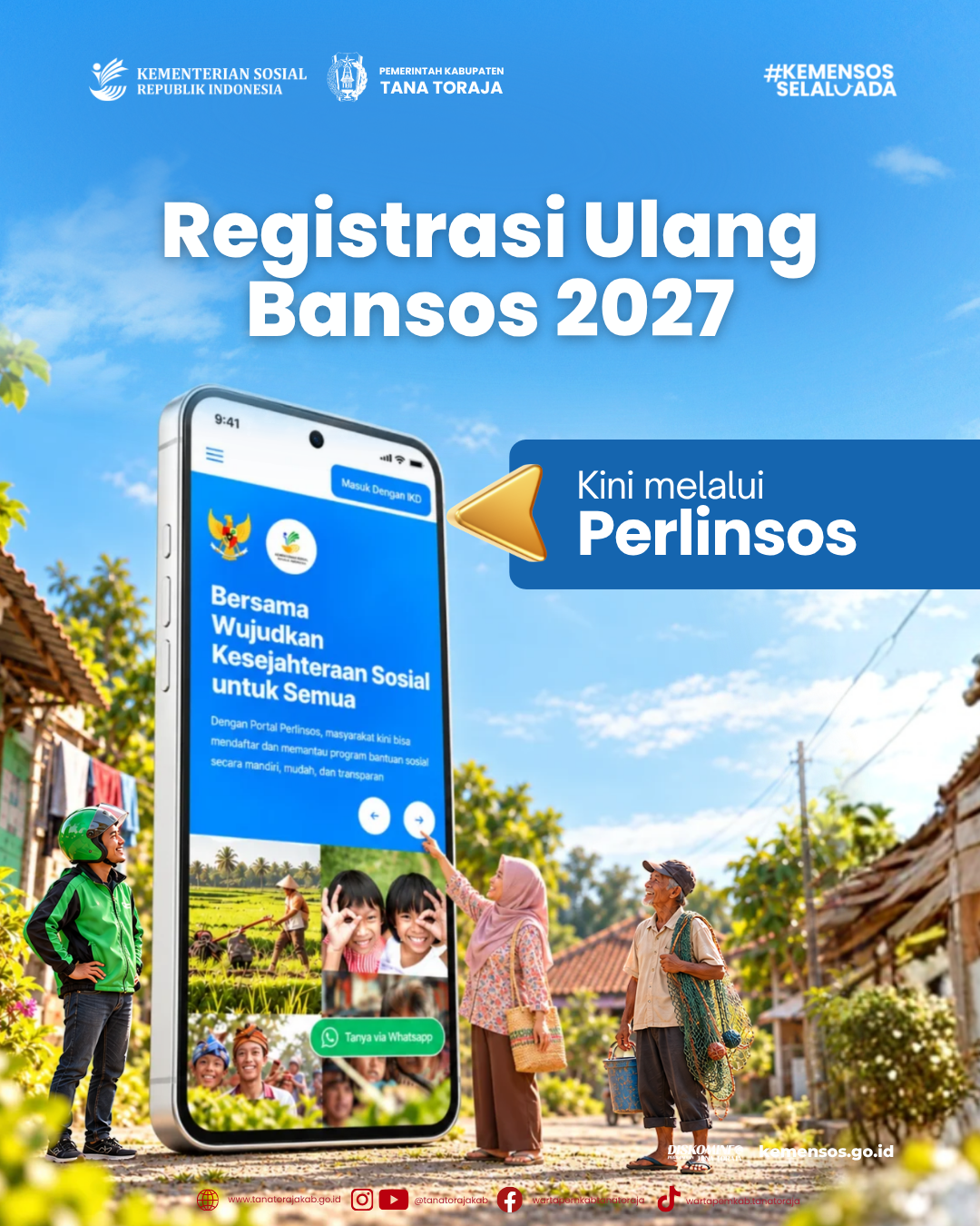 Registrasi ulang bantuan sosial tahun 2027