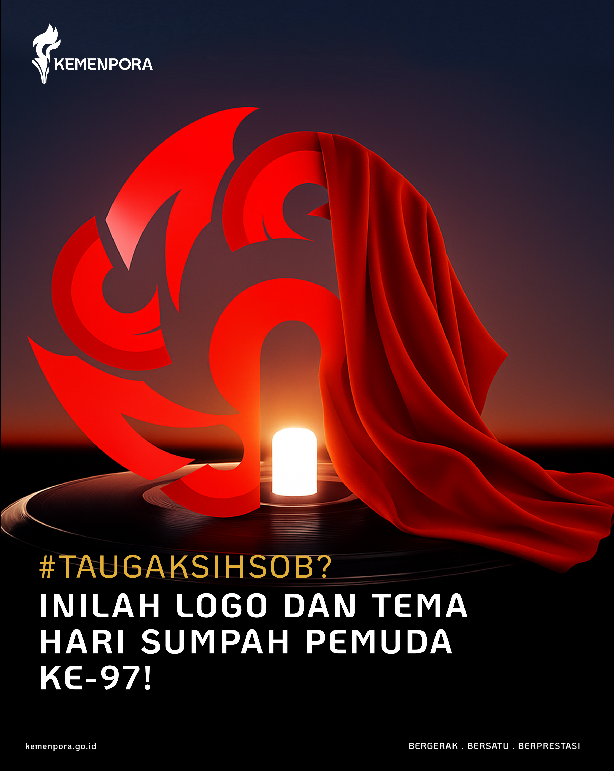 Logo dan tema Hari Sumpah Pemuda ke-97 Tahun 2025