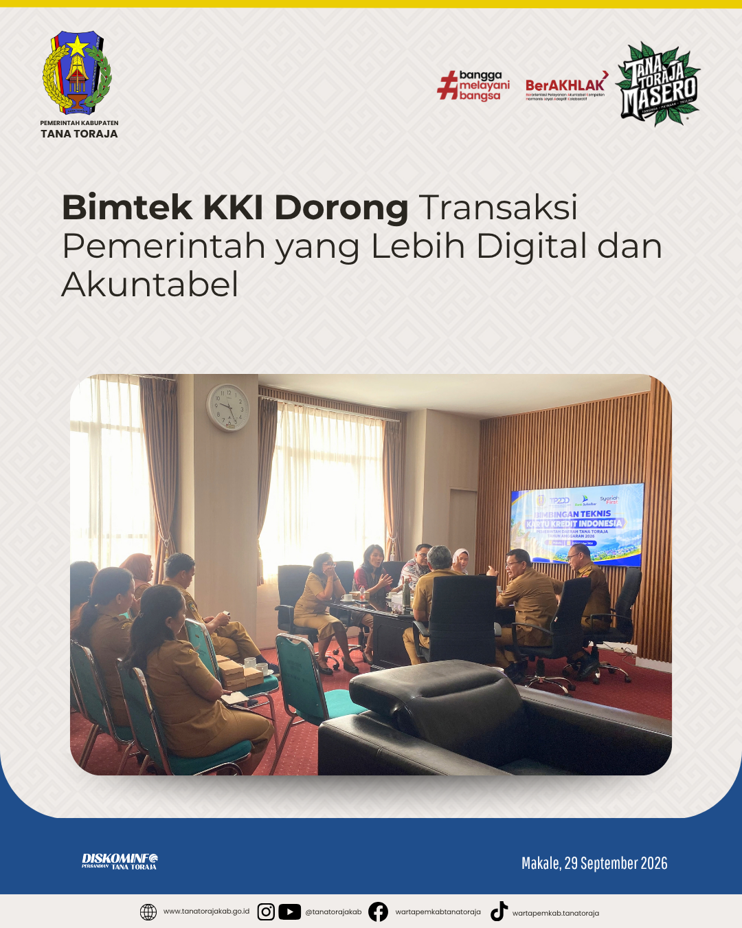 Bimtek KKI Dorong Transaksi Pemerintah yang Lebih Digital dan Akuntabel