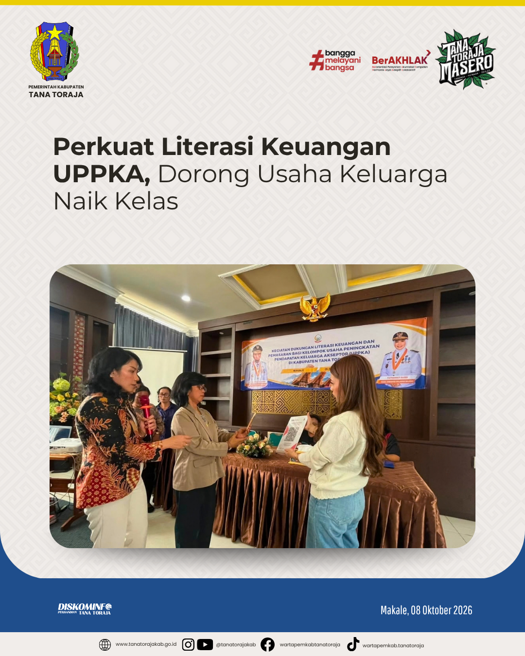 Perkuat Literasi Keuangan UPPKA, Dorong Usaha Keluarga Naik Kelas